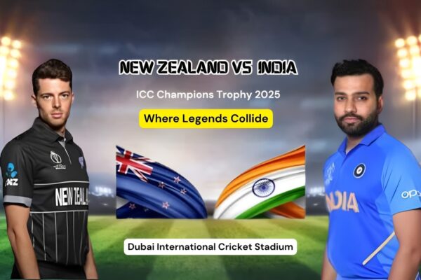 India vs New Zealand Champions Trophy 2025