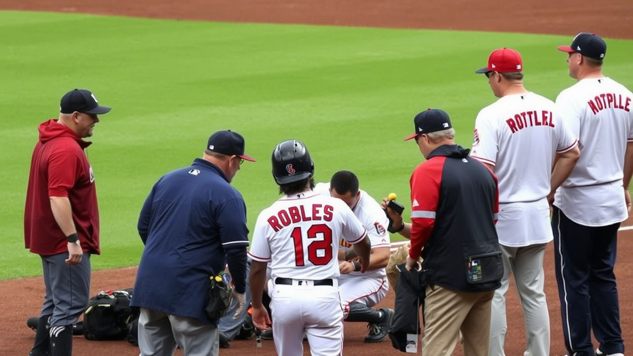 Robles Makes Jaw-Dropping Catch, Leaves Oracle Park Injured