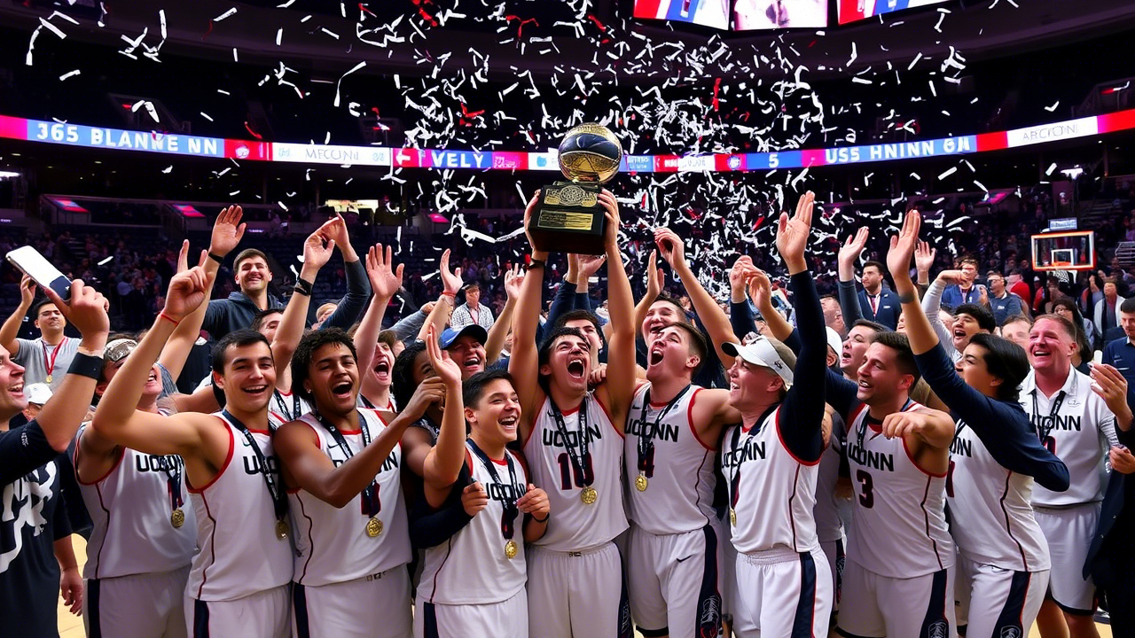 UConn’s Glory Returns: Huskies Crush South Carolina to Win 12th NCAA Title