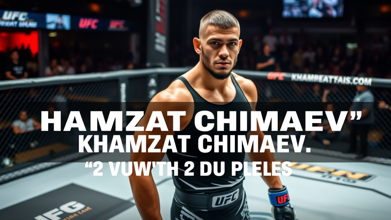 Khamzat Chimaev Sparks UFC Frenzy with Mysterious Two-Word Post as Du Plessis Fight Looms